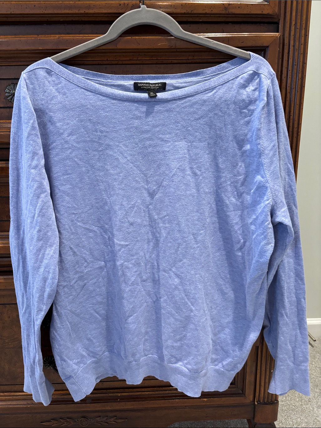 Banana Republic Periwinkle Blue Boatneck Sweater